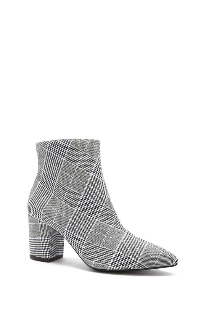 Глен Plaid Ankle Booties 