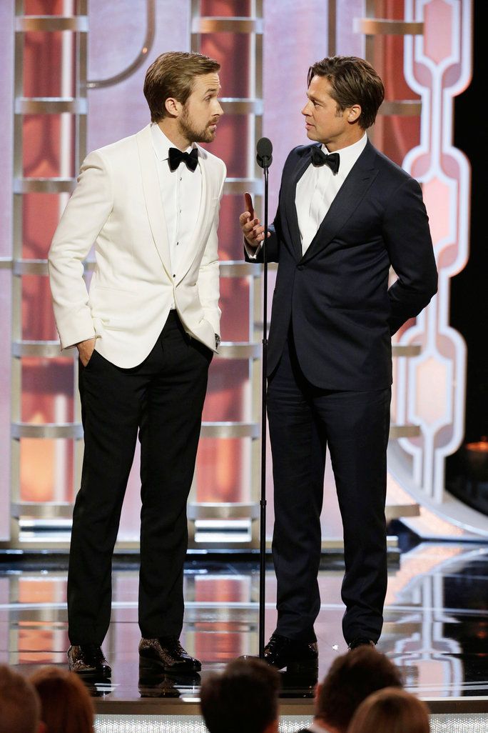 ريان Gosling and Brad Pitt 