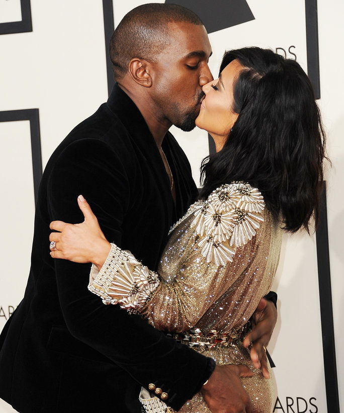 كيم Kardashian and Kanye West 