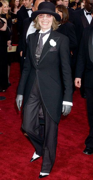 Диане Keaton - Most Outrageous Oscars Looks - Ralph Lauren