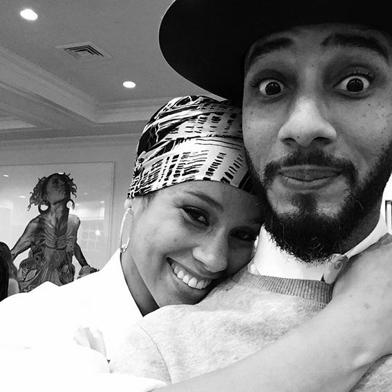 طيف Couples Instagram - Alicia Keys + Swizz Beatz