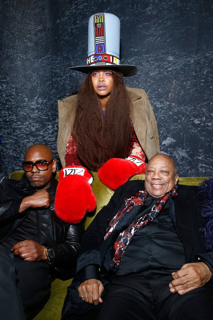 Erykah Badu, Dave Chappelle, and Quincy Jones