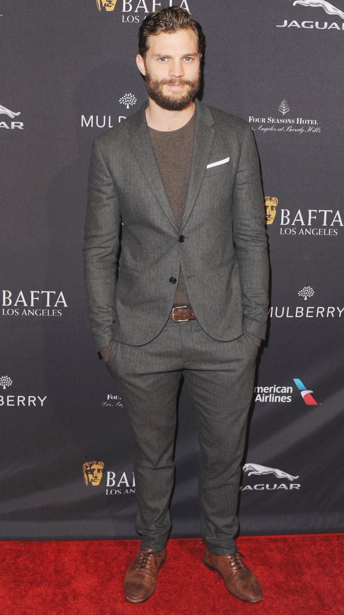 في the 2015 BAFTA Tea Party 