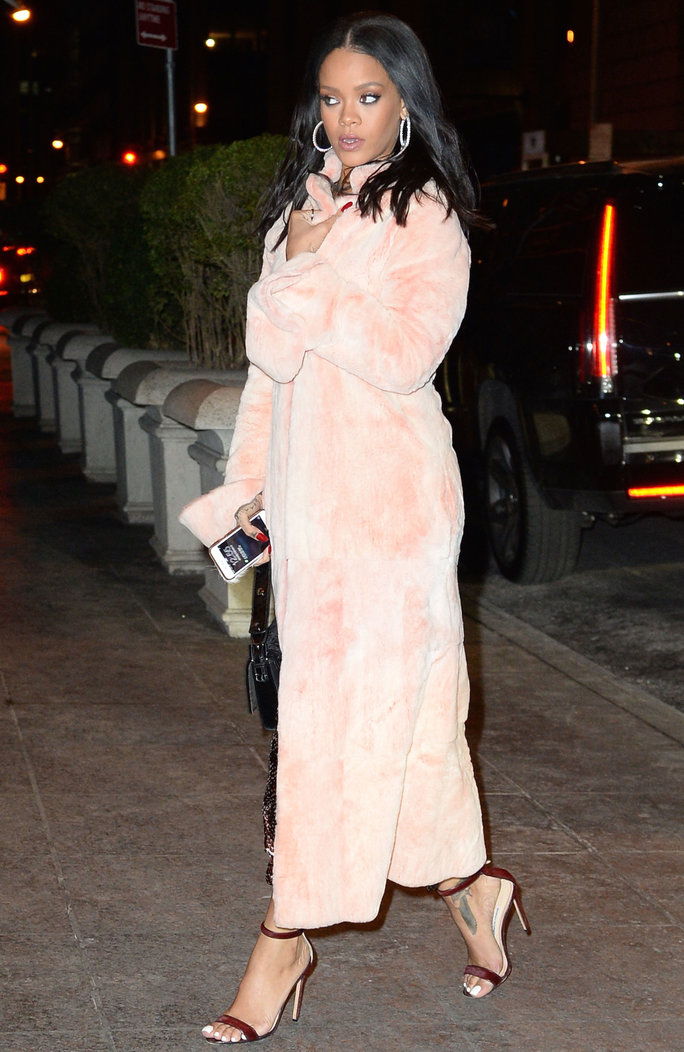 هي can pull off full-length fur 