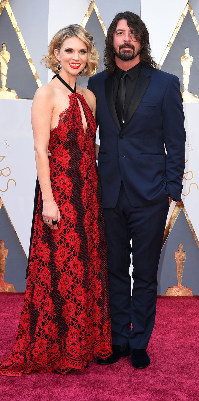ديف Grohl and Jordyn Blum - Oscars 2016
