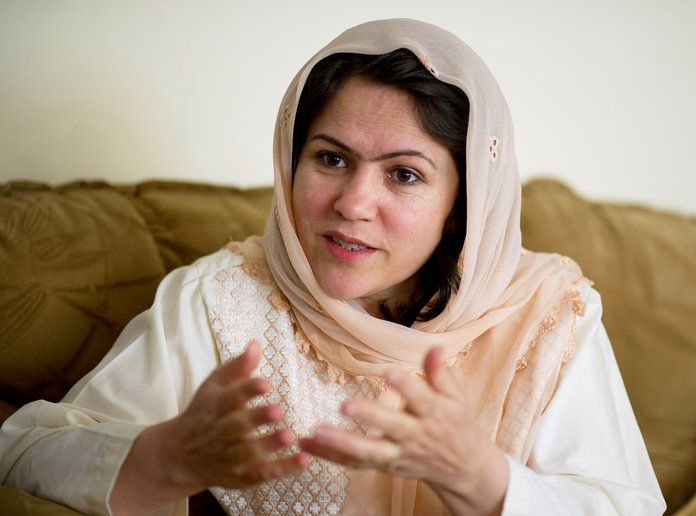 فوزية Koofi, member of Afghanistan’s National Assembly 