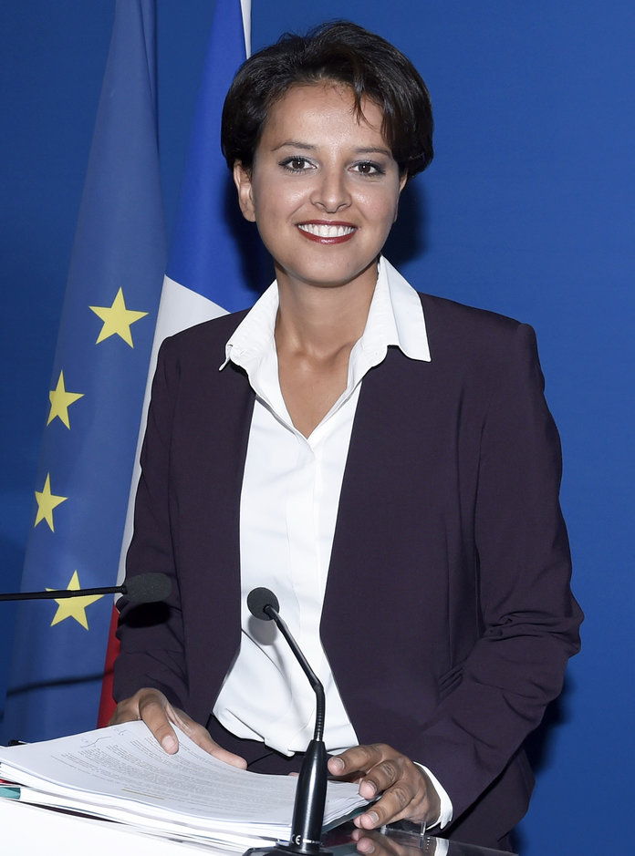 نجاة Vallaud-Belkacem, France’s education minister 