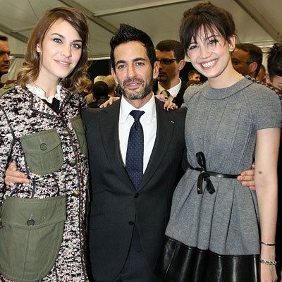 باريس Fashion Week - Alexa Chung, Marc Jacobs and Daisy Lowe - Louis Vuitton