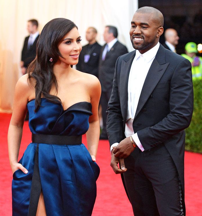 كيم Kardashian Kanye West Met Gala