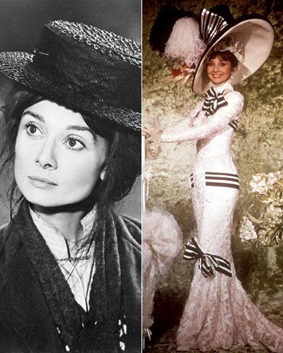 لي Fair Lady - Audrey Hepburn - Best Movie Makeovers