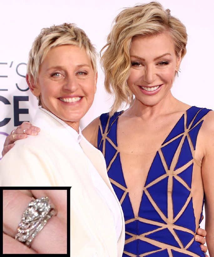 إلين DeGeneres and Portia de Rossi 