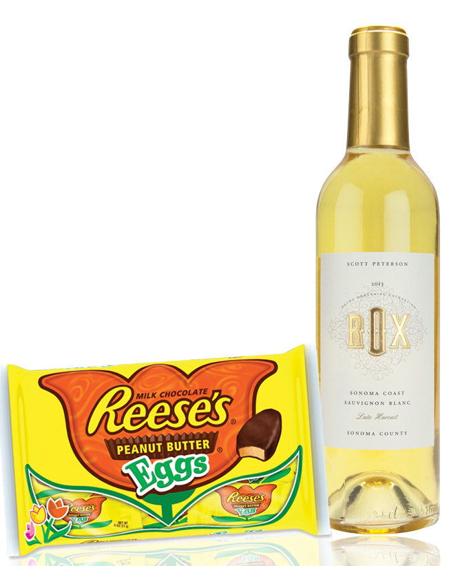 ريس's Peanut Butter Eggs with a Sherry-Style Wine