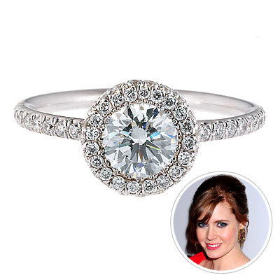 ايمي Adams - engagement ring