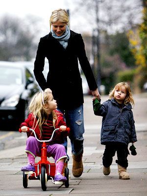 غوينيث Paltrow, Apple and Moses, Star Moms and Kids, Mother's Day