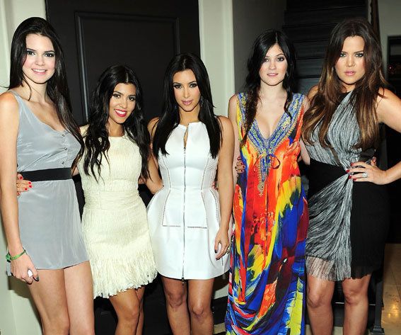 Khloe ل، Kourtney, and Kim Kardashian and Kylie and Kendall Jenner