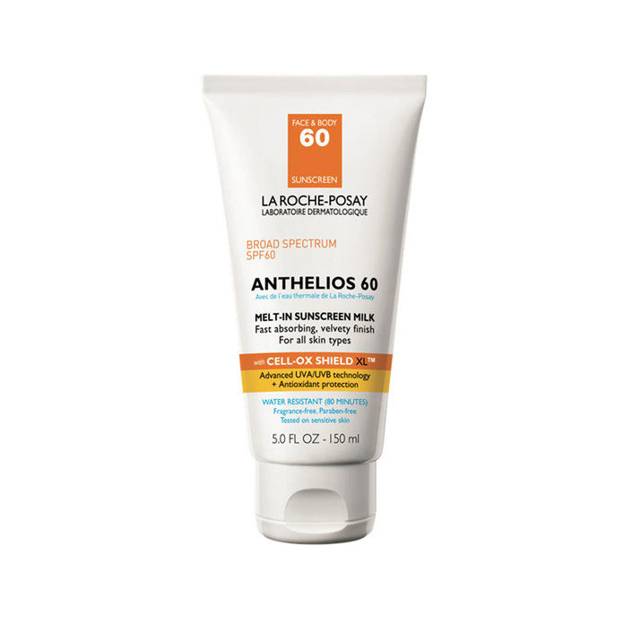 لا Roche-Posay Anthelios Face and Body Sunscreen Melt-In Milk Lotion SPF 60 
