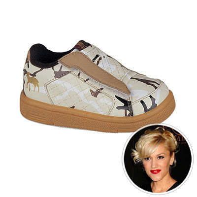 عدس.، Gwen Stefani, Kingston Rossdale, baby shoes