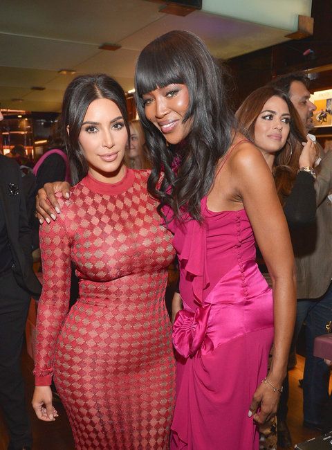 كيم Kardashian and Naomi Campbell - April 28, 2016