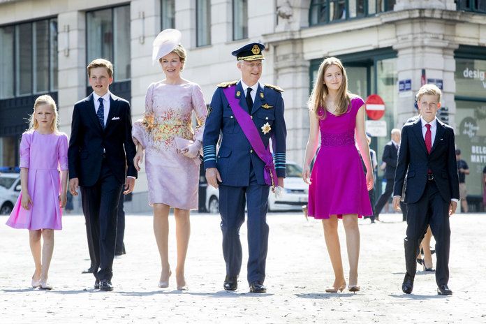 Принцезе Elisabeth and Eleonore and Princes Gabriel and Emmanuel of Belgium