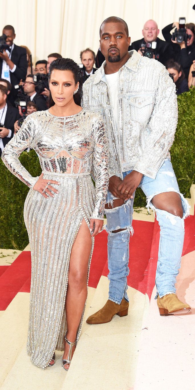 كيم Kardashian West and Kanye West 