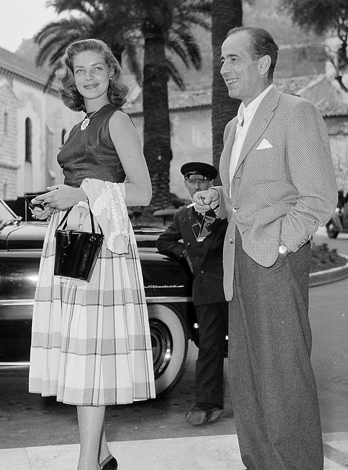 لورين Bacall and Humphrey Bogart
