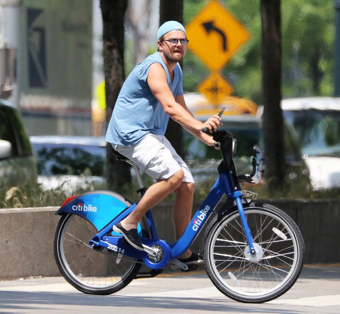 لكن his favorite mode of transportation is a Citi Bike. 
