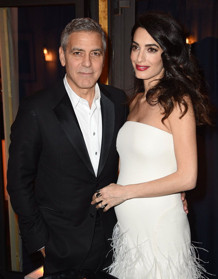 جورج and Amal Clooney 