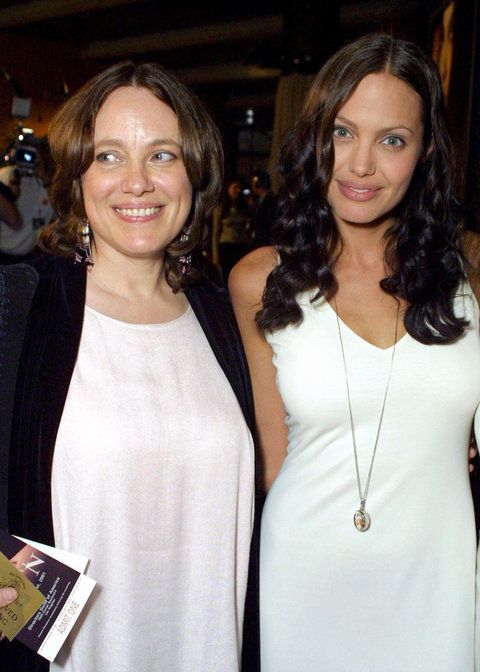 أنجلينا Jolie and Marcheline Bertrand 
