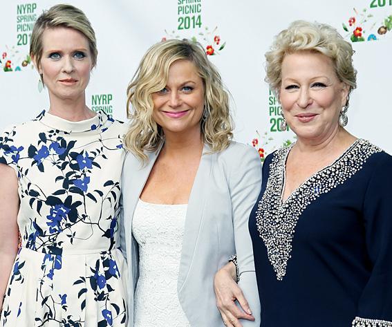 سينثيا Dixon, Amy Poehler and Bette Midler