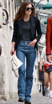 كيرا Knightley, Made in Heaven London Limited, jeans, high-waisted