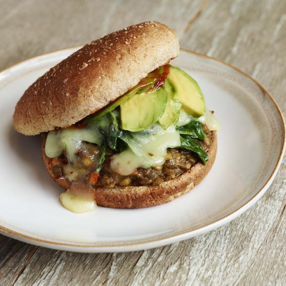 مرجة Michele's recipe for veggie lentil burger from 