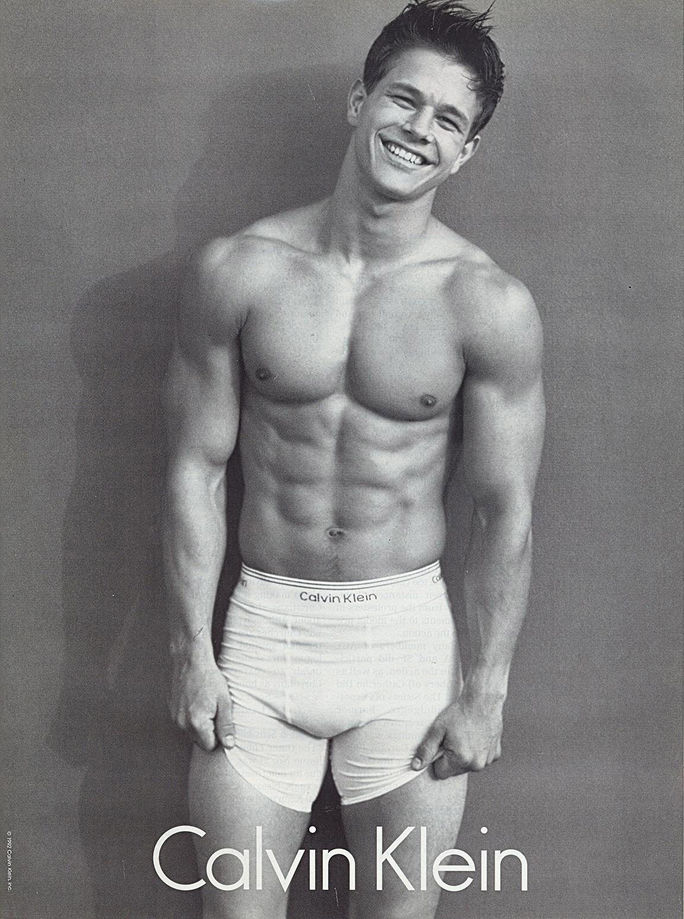 علامة Wahlberg Calvin Klein Ad