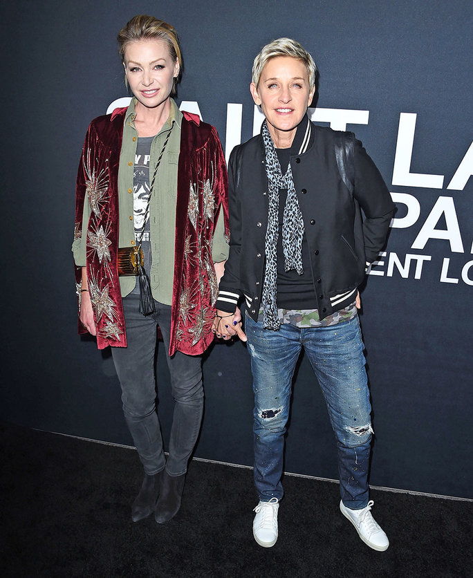 إلين DeGeneres and Portia De Rossi 