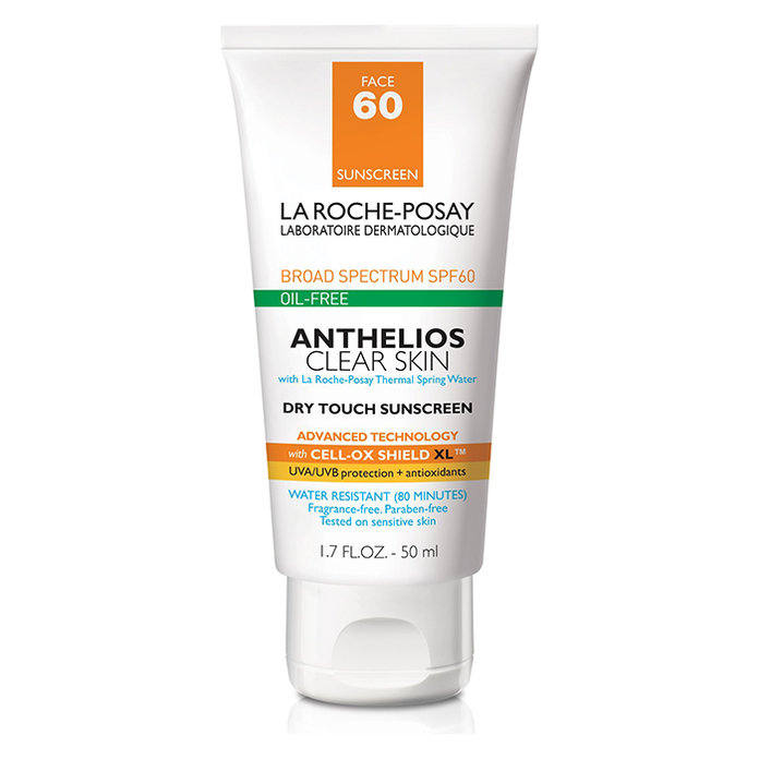 لا Roche-Posay Anthelios Clear Skin Oil Free Dry Touch Sunscreen Lotion 