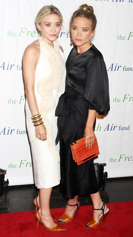 مريم العذراء Kate and Ashley Olsen at the Fresh Air Fund gala