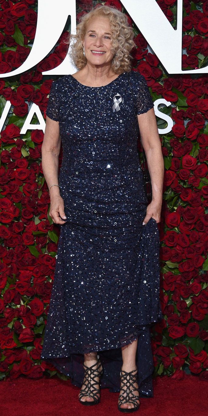 كارول King attends the 70th Annual Tony Awards at The Beacon Theatre on June 12, 2016 in New York City.