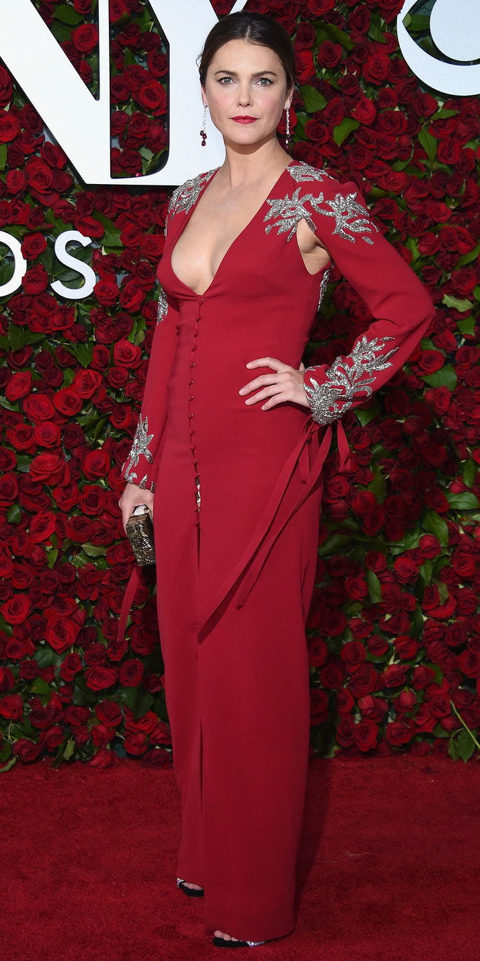 كيري Russell attends the 70th Annual Tony Awards at The Beacon Theatre on June 12, 2016 in New York City. 