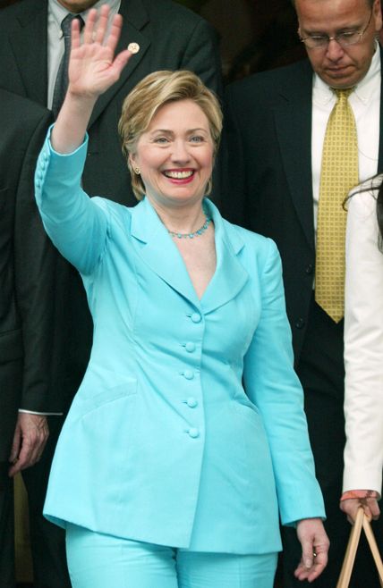 سابق US first lady Hillary Clinton wa