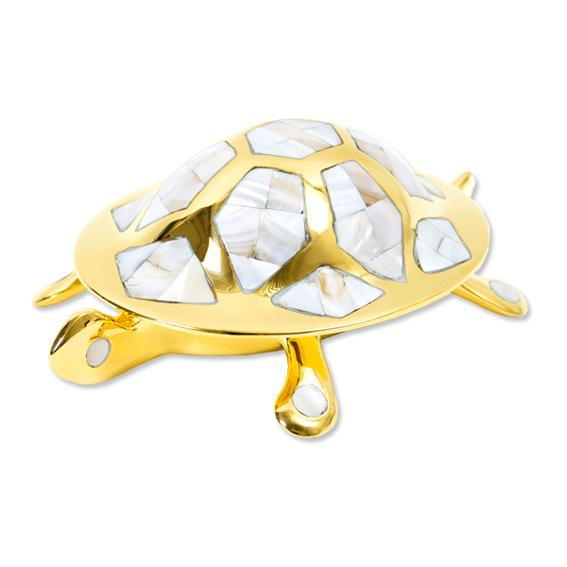 هاواي Home Decor - Brass Turtle Box