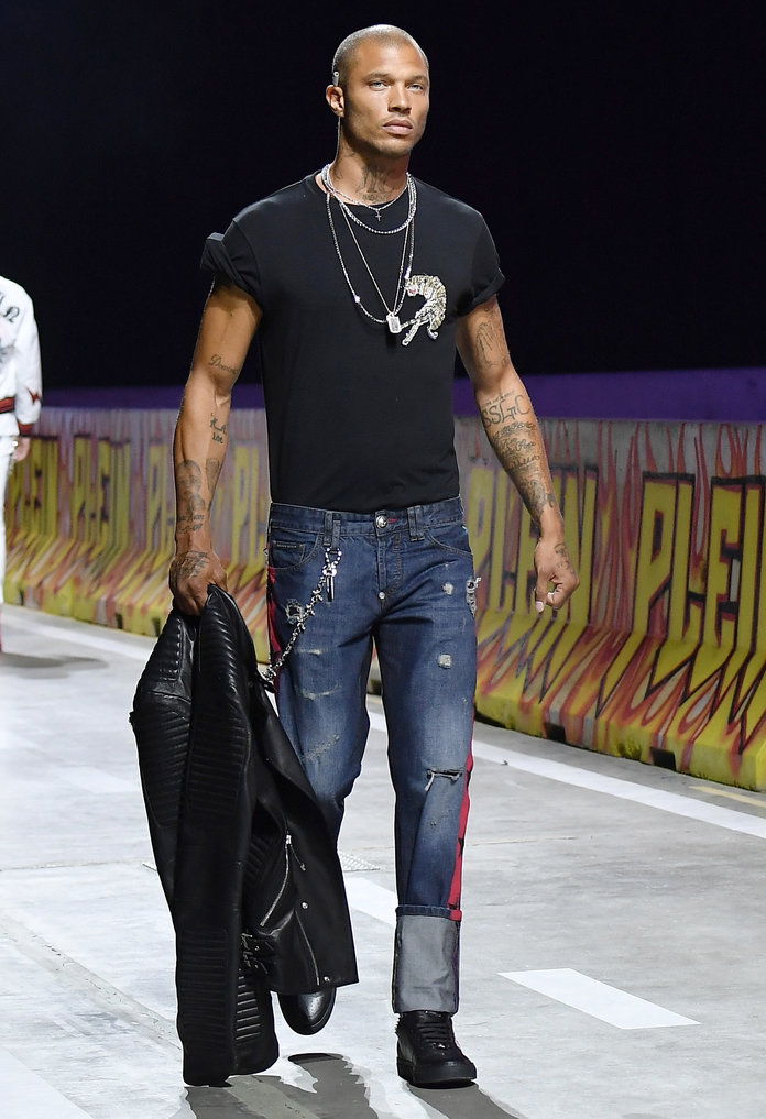 جيرمي Meeks Runway - Philipp Plein - 1