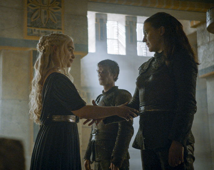 يارا Greyjoy joins forces with Daenerys Targaryen​ 