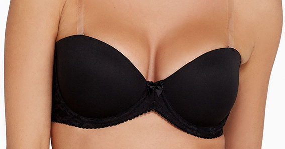 فرجينيا Bien Sweetheart Strapless Push-Up Bra 