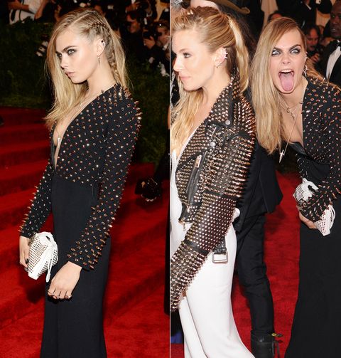 Цара Delevingne Silly Faces