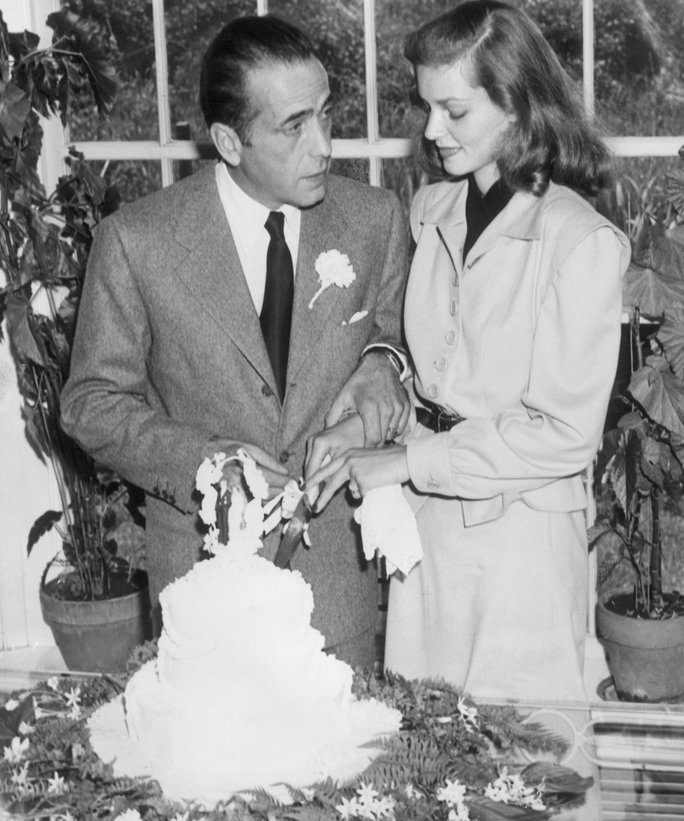 لورين Bacall and Humphrey Bogart 