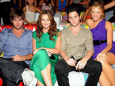 شاس Crawford, Leighton Meester in Lanvin, Penn Badgley and Blake Lively, Gossip Girl, 2008 Teen Choice Awards, Will Smith, Ed Westwick