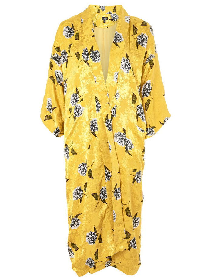 Топсхоп Floral Print Maxi Kimono Jacket 