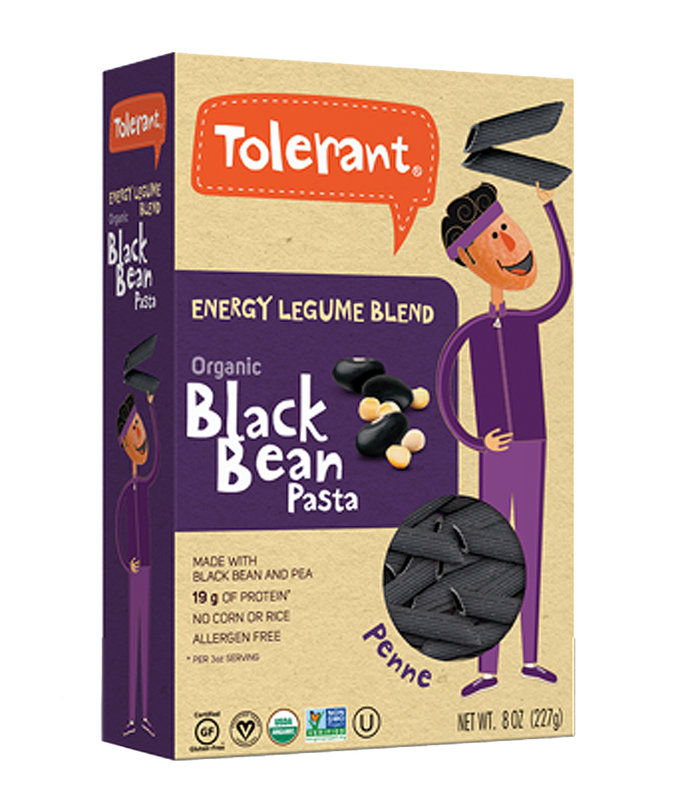 متسامح Organic Black Bean Pasta 