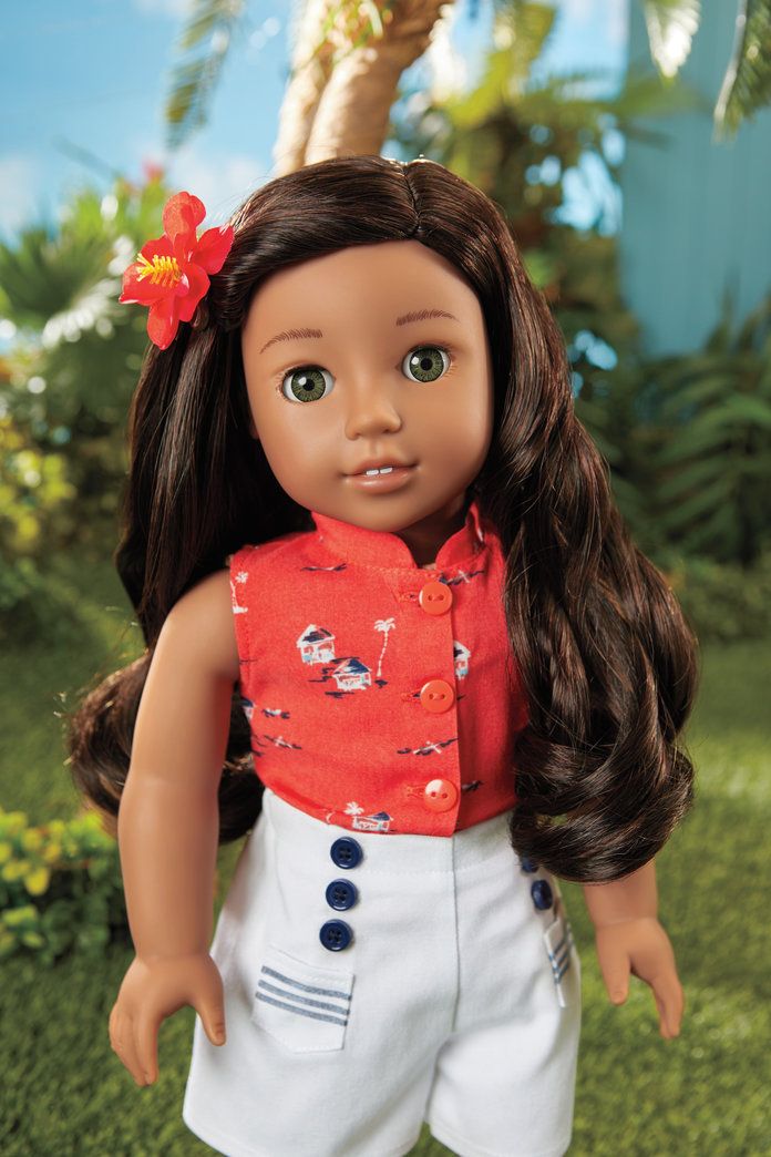 أمريكي Girl - Native American Doll - Embed -2
