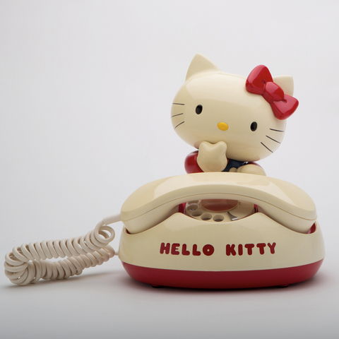 مرحبا Kitty Vintage Telephone