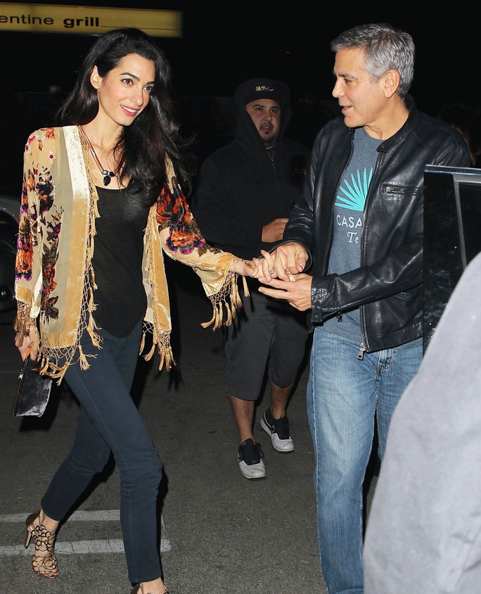 جورج Clooney and wife Amal step out for another sushi dinner date - Part 2